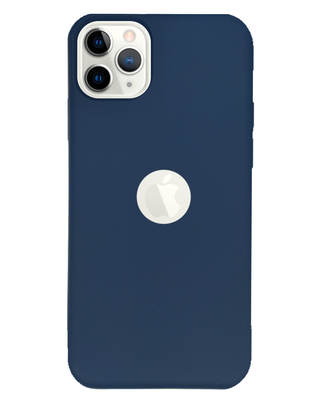 Funda Silicona Suave Azul iPhone 11 Pro Max